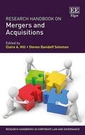 Cover: Research Handbook on Mergers and Acquisitions - Edward Elgar Publishing