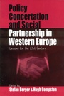 Cover: Policy Concertation and Social Partnership in Western Europe - Berghahn Books