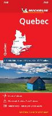Abbildung von: Quebec - Michelin National Map 760 - Michelin Editions des Voyages