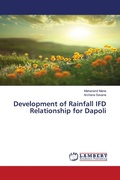 Cover: Development of Rainfall IFD Relationship for Dapoli - LAP Lambert Academic Publishing
