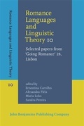 Cover: Romance Languages and Linguistic Theory 10 - John Benjamins Publishing Company