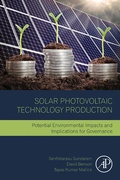 Cover: Solar Photovoltaic Technology Production - Academic Press