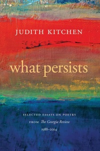 Enlarge image Cover: What Persists - Georgia Review Books