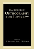 Cover: Handbook of Orthography and Literacy - Routledge