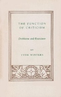 Cover: Function of Criticism - Swallow Press