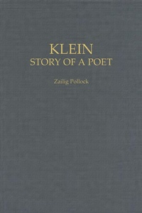 Enlarge image Cover: A.M. Klein - University of Toronto Press