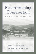 Cover: Reconstructing Conservation - University of Pennsylvania Press, Inc.