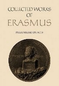 Enlarge image Cover: Collected Works of Erasmus - University of Toronto Press