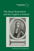 Cover: The Stuart Restoration and the English in Ireland - De Gruyter
