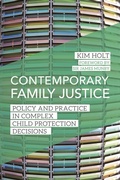Cover: Contemporary Family Justice - Jessica Kingsley Publishers