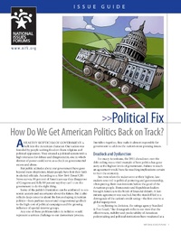 Enlarge image Cover: Political Fix - National Issues Forums Institute