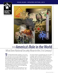Enlarge image Cover: America's Role in the World - National Issues Forums Institute