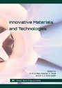 Cover: Innovative Materials and Technologies - Trans Tech Publications Ltd
