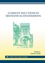 Cover: Current Solutions in Mechanical Engineering - Trans Tech Publications Ltd