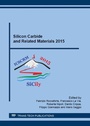 Cover: Silicon Carbide and Related Materials 2015 - Trans Tech Publications Ltd