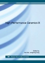 Cover: High-Performance Ceramics IX - Trans Tech Publications Ltd