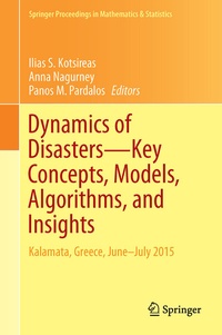 Enlarge image Cover: Dynamics of Disasters-Key Concepts, Models, Algorithms, and Insights - Springer