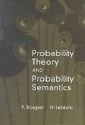 Cover: Probability Theory and Probability Semantics - University of Toronto Press