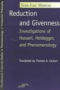 Cover: Reduction and Givenness - Northwestern University Press