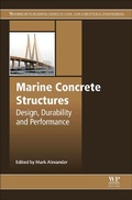 Cover: Marine Concrete Structures - Woodhead Publishing