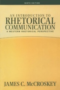 Cover: An Introduction to Rhetorical Communication - Routledge