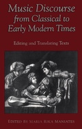 Cover: Music Discourse from Classical to Early Modern Times - University of Toronto Press