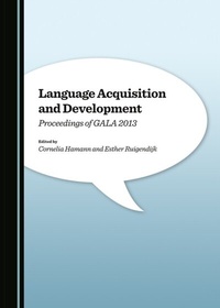 Enlarge image Cover: Language Acquisition and Development - Cambridge Scholars Publishing