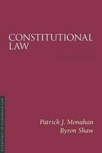 Enlarge image Cover: Constitutional Law - Irwin Law Inc