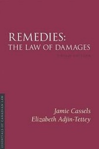 Enlarge image Cover: Remedies 3/e - Irwin Law Inc