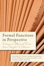 Cover: Formal Functions in Perspective - De Gruyter