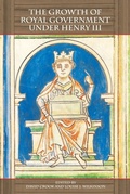 Cover: The Growth of Royal Government under Henry III - De Gruyter