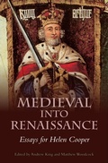 Cover: Medieval into Renaissance - De Gruyter