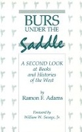 Cover: Burs Under the Saddle - University of Oklahoma Press