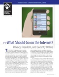 Cover: What Should Go on the Internet - National Issues Forums Institute