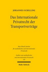 Abbildung von: Das Internationale Privatrecht der Transportvertraege - Mohr Siebeck