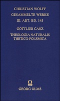 Cover: Theologia naturalis thetico-polemica - Georg Olms Verlag