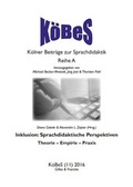 Cover: Inklusion: Sprachdidaktische Perspektiven - Gilles & Francke