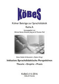 Abbildung von: Inklusion: Sprachdidaktische Perspektiven - Gilles & Francke