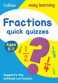 Enlarge image Cover: Fractions Quick Quizzes Ages 5-7 - Collins