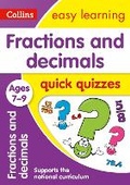 Cover: Fractions & Decimals Quick Quizzes Ages 7-9 - Collins