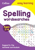 Cover: Spelling Word Searches Ages 7-9 - Collins