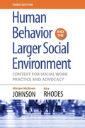 Cover: Human Behavior and the Larger Social Environment, Third Edition - Oxford University Press Inc