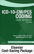 Cover: ICD-10-CM/PCs Coding Theory and Practice, 2017 Edition - Text and Workbook Package - Saunders