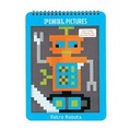 Cover: Retro Robots Pixel Pictures - Galison