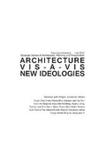 Cover: Architecture Vis-a-Vis New Ideologies 20150115_bw - Lulu.com