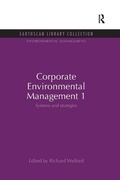 Cover: Corporate Environmental Management 1 - Routledge