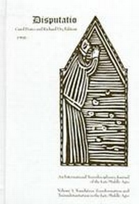 Enlarge image Cover: Disputatio V. 3; Transformation, Translation and Transubstantiation - Northwestern University Press