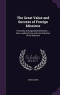 Cover: The Great Value and Success of Foreign Missions - Palala Press