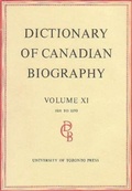 Cover: Dictionary of Canadian Biography / Dictionaire Biographique Du Canada - University of Toronto Press