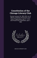 Cover: Constitution of the Chicago Literary Club - Palala Press